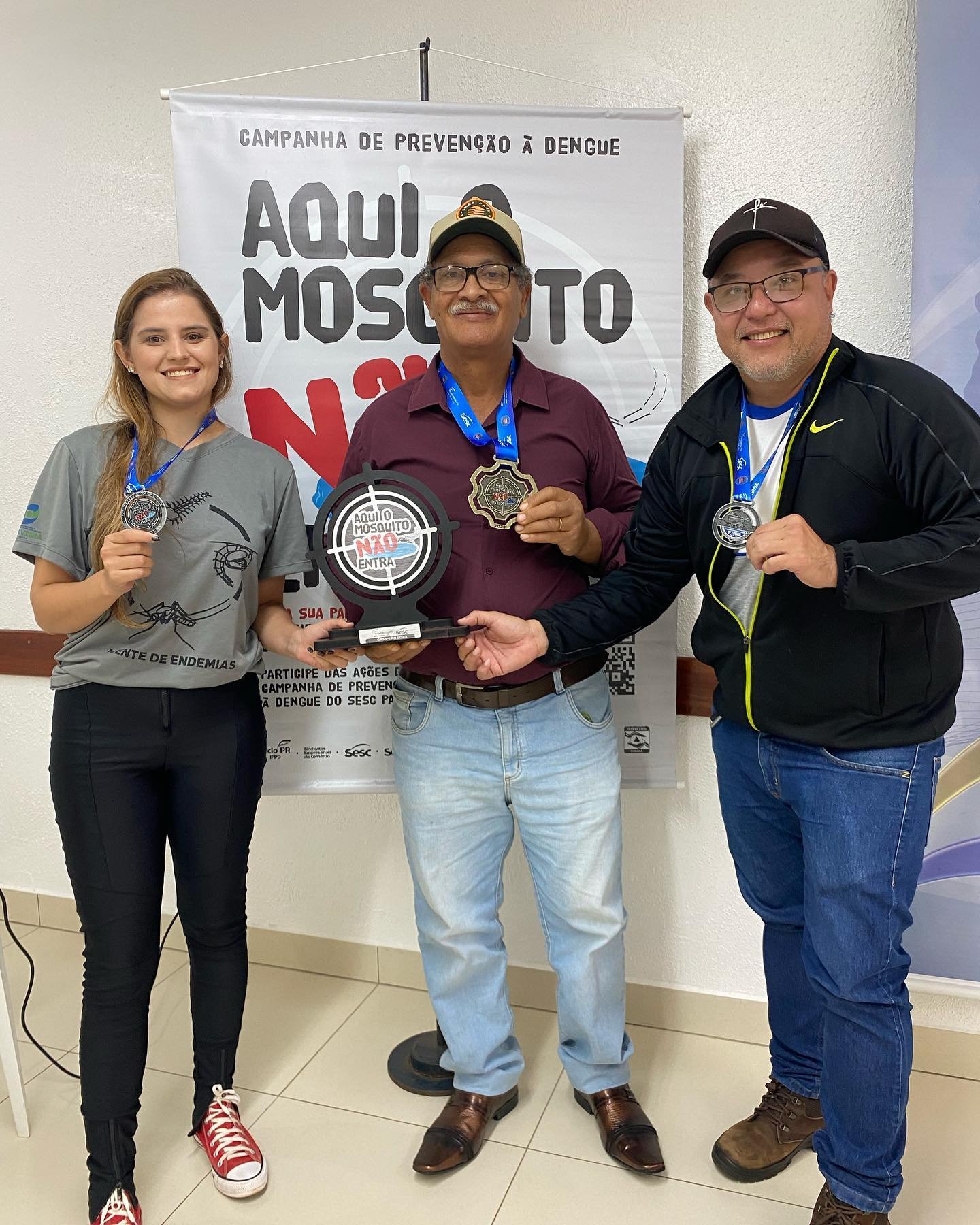 Premiação da campanha “Aqui o mosquito não entra”