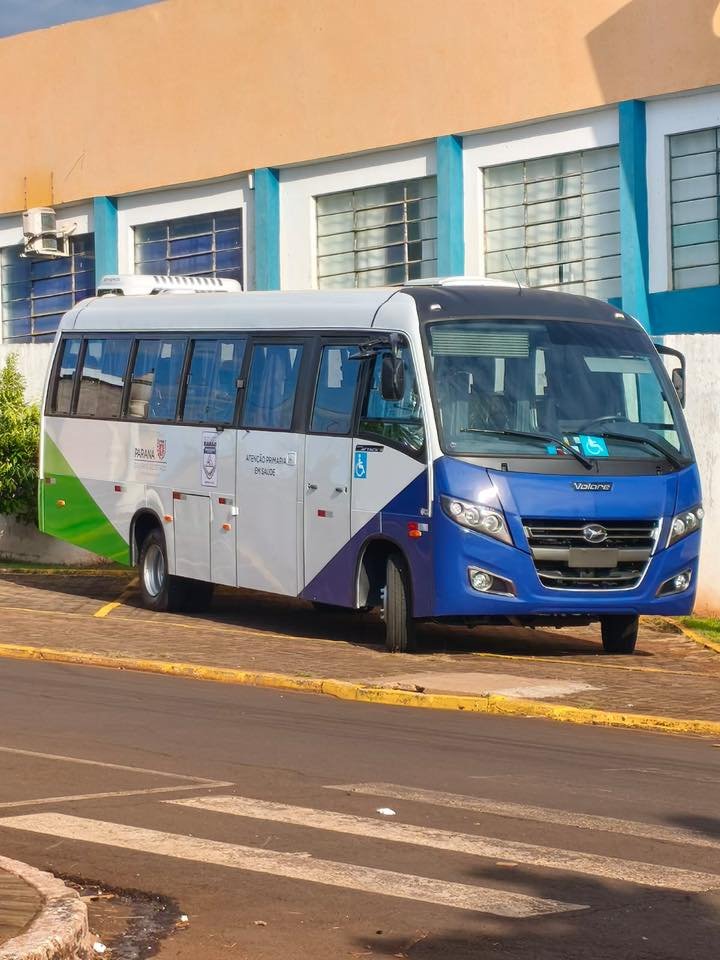 NOVO ÔNIBUS PARA A SECRETARIA DA SAÚDE.